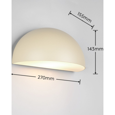 262460166 APLIQUE DE PARED EXTERIOR MAAS ARENA 1xE27 TRIO