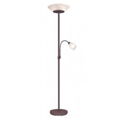 R40063124 LAMPARA PIE SALON 2xE27 + 1xE14 IP20 180cm OXIDO GERRY TRIO
