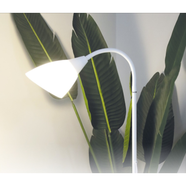 204400041 LÁMPARA DE PIE E27 1558mm BLANCA LANGADU GSC