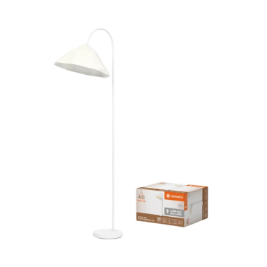 837744 LAMPARA DE PIE REGULABLE PAPEL BLANCA 1xE27 LOTUS LEAF DECOR LEDVANCE