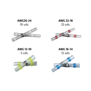 10.932 50u ESTUCHE TUBOS DE EMPALME AISLANTES ELECTRO DH
