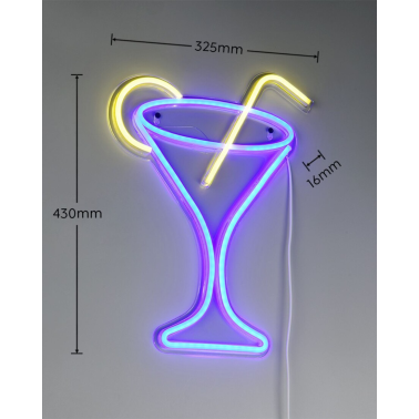 R23731100 LAMPARA DE PARED COCTEL 5W CHEERS TRIO