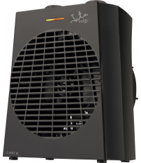 TV74 TERMOVENTILADOR VERTICAL NEGRO 1000-2000W