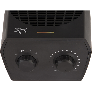 TV74 TERMOVENTILADOR VERTICAL NEGRO 1000-2000W