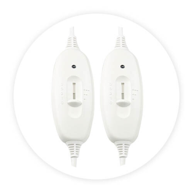 400060006 MANTA ELECTRICA DOBLE 2x60W 160x140cm BLANCA GSC