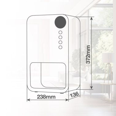 301505003 MINI DESHUMIDIFICADOR 3,8L BOURE GSC