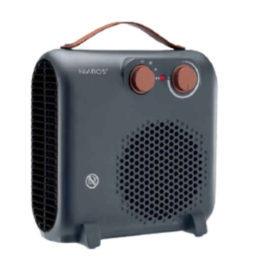 301000022 CALEFACTOR VERTICAL/HORIZONTAL GRIS 2000W AITSA NIAROS