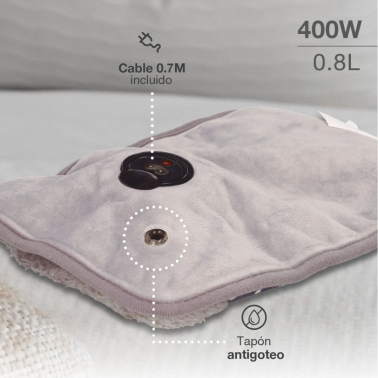 301030006 BOLSA AGUA ELECTRICA 0,8L CON CARGADOR MALDAN VALINE