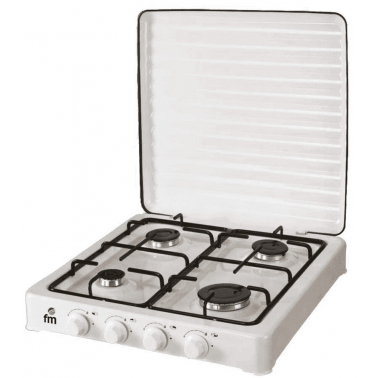 HG-400 COCINA A GAS DE EXTERIOR 4 FUEGOS CON TAPA FM