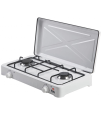COCINA A GAS DE 2 FUEGOS CON TAPA FM