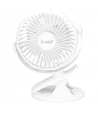 300010021 VENTILADOR SOBREMESA BLANCO C/PINZA 3W GSC