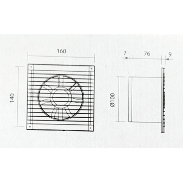 1046 EXTRACTOR EOS 100 230V/50Hz NOVOVENT