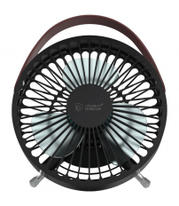 300010029 MINI VENTILADOR SOBREMESA USB 5W Ø14CM NEGRO TAPRI GSC