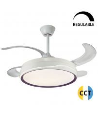 10637-FAN VENTILADOR 60W 1100Ø CCT BLANCO GRIS MONZA JUERIC