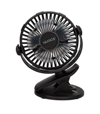 300010032 MINI VENTILADOR USB TIPO CLIP 3W NEGRO FUNE NIAROS