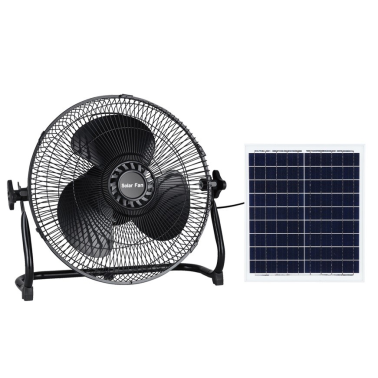 2433426 VENTILADOR RECARGABLE SOLAR DE SUELO 15W F-BRIGHT
