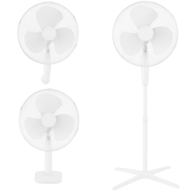 300000021 VENTILADOR 3 EN 1 KURELI 43cm 45W BLANCO NIAROS