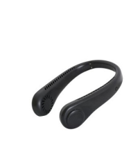 2433418 VENTILADOR DE CUELLO RECARGABLE NEGRO F-BRIGHT