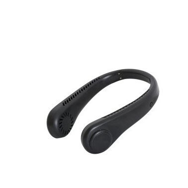 2433418 VENTILADOR DE CUELLO RECARGABLE NEGRO F-BRIGHT