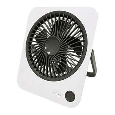 2433428 VENTILADOR DE MESA RECARGABLE BLANCO F-BRIGHT