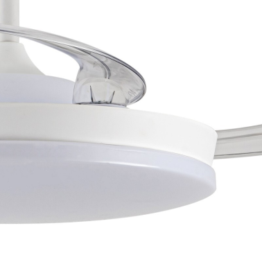 85-037-42-100 VENTILADOR TECHO LUZ 48W CCT BLANCO MILKY ECO