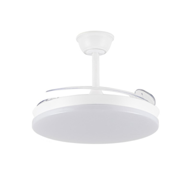 85-037-42-100 VENTILADOR TECHO LUZ 48W CCT BLANCO MILKY ECO