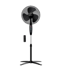 300000044 VENTILADOR DE PIE OSCILANTE 45W NEGRO C/MANDO NAMETIL NIAROS