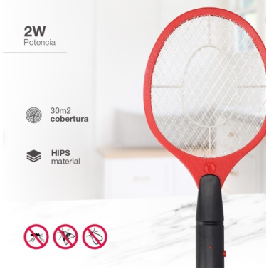 105005007 RAQUETA ELECTRICA MATA INSECTOS 2XAA NAVELIS