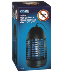 IN420103 MATA INSECTOS ELECTRICO LED 7W 25m² NEGRO COATI SIMON BRICO