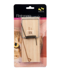 15135 TABLA RATONERA MADERA DE PINO 17,5x7,2x1,2cm SAUVIC