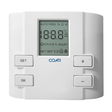 AF126654 TERMOSTATO PROGRAMABLE COMPACTO BLANCO COATI SIMON BRICO