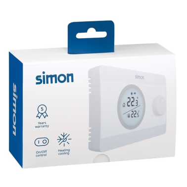 AF511101 TERMOSTATO DIGITAL ON/OFF BLANCO SIMON BRICO