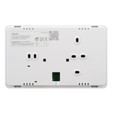 AF511103 TERMOSTATO DIGITAL PROGRAMABLE SEMANAL BLANCO SIMON BRICO