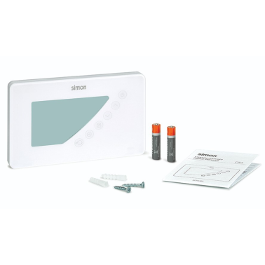 AF511103 TERMOSTATO DIGITAL PROGRAMABLE SEMANAL BLANCO SIMON BRICO