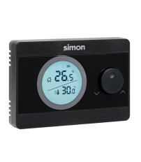 AF521101 TERMOSTATO DIGITAL ON/OFF NEGRO SIMON BRICO