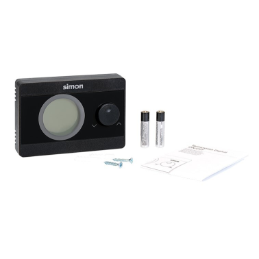 AF521101 TERMOSTATO DIGITAL ON/OFF NEGRO SIMON BRICO