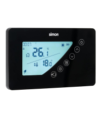 AF521103 TERMOSTATO DIGITAL PROGRAMABLE SEMANAL NEGRO SIMON BRICO