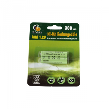 NI-MH 300/2 BL 2u PILA RECARGABLE AAA 300mAh 1,2V GALIX