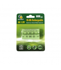 NI-MH 600/2 BL 2u PILA RECARGABLE AA 600mAh 1,2V GALIX