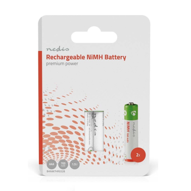 BANM7HR032B BL 2ud PILA RECARGABLE R3 AAA NI-Mh