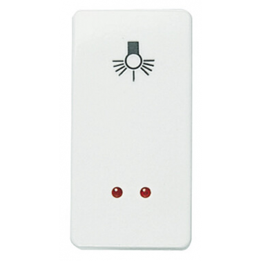 2104.4 BA PULSADOR SIMBOLO LUZ 1 ELEMENTO BLANCO ALPINO