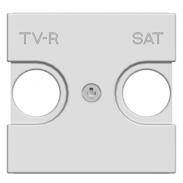 N2250.1BL TAPA TV TV-R/SAT 2 MODULOS ZENIT NIESSEN