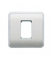 16661-B PLACA 1 ELEMENTO ESTRECHO BLANCO BJC REHABITAT