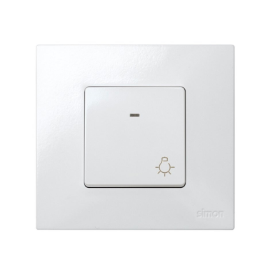 G2716165 PULSADOR LUMINOSO LUZ BLANCO S27 SIMON