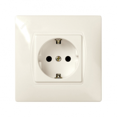27462-63 -BASE SCHUKO SIMON  MARFIL BL.