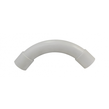 022300025 TUBO CURVA CORTA RIGIDO M-25 GRIS IP40 TUPERSA