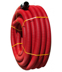 126100063 50m TUBO CANALIZACION ELECTRICA ULTRA-TP I LIGERO ROJO ø63mm