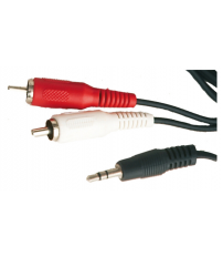2600931 ESTEREO MACHO 3.5mm A 2 RCA MACHO