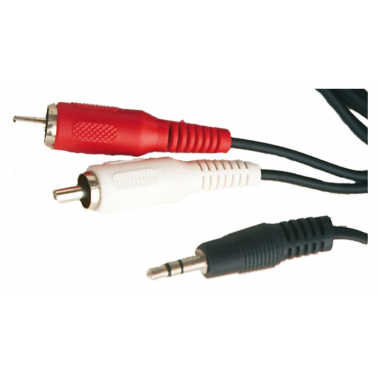 2600931 ESTEREO MACHO 3.5mm A 2 RCA MACHO