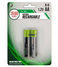 50.036/2600/AA 2ud PILA RECARGABLE R6 AA 1,2V DH